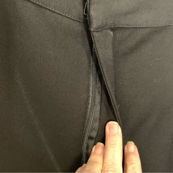 Eloquii black pleated wide leg dress pant with pockets. Size 16‎ - Picture 5 of 14